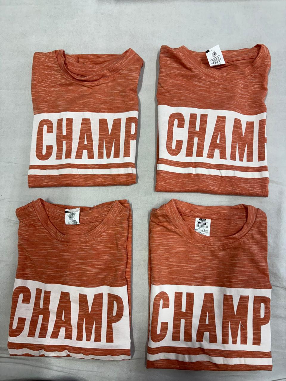 Boys Printed Round Neck Half Sleeve T-Shirt | Rust Orange Casual Cotton Look Top for Kids | Stylish Summer Wear - Image 3